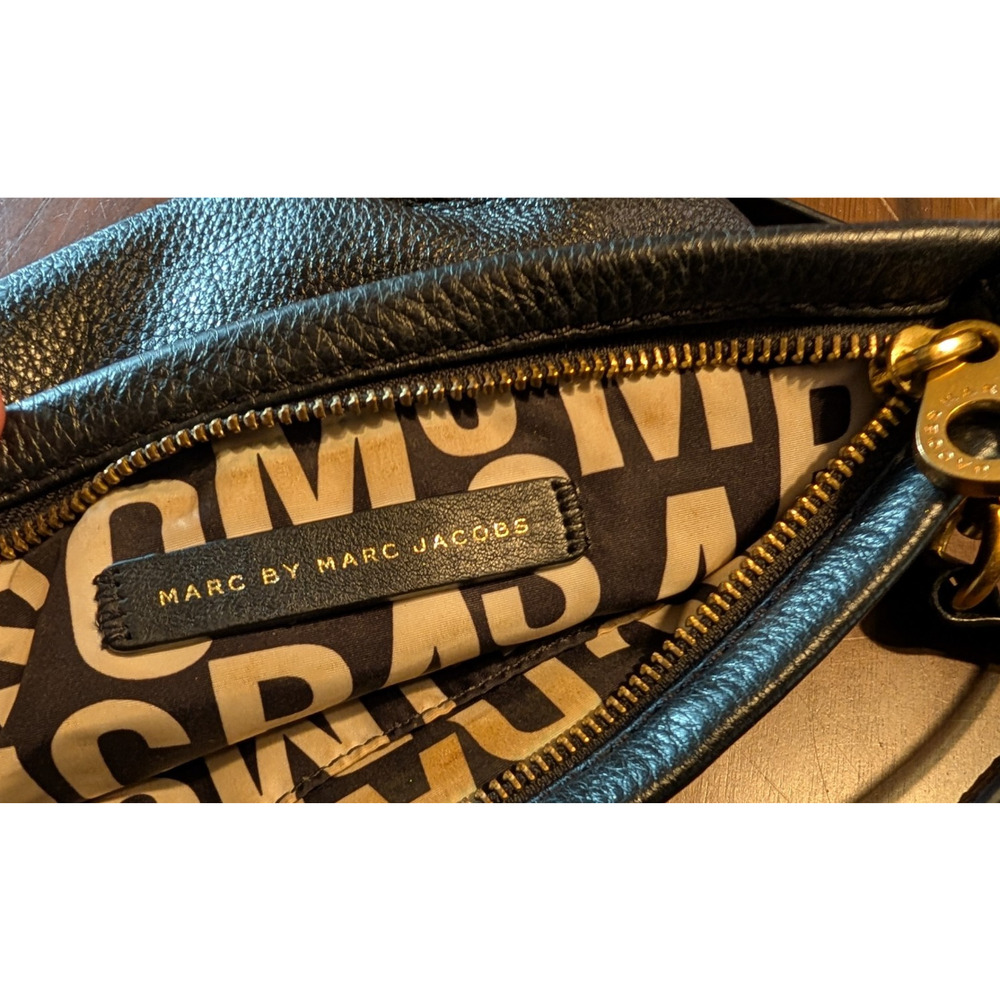 Marc By Marc Jacobs Q Percy Mini Crossbody Leather Black Bag‎ Purse - Picture 6 of 7